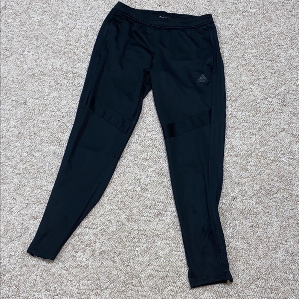 All Black Adidas Soccer Pants